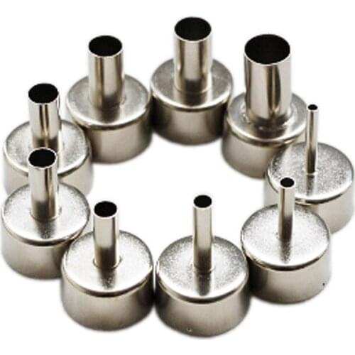 Gun 8pcs/set 23mm Welding Nozzle for Hot Air Gun Stainless Steel for 858 Soldering Station for Multifunction Use Nozzle
