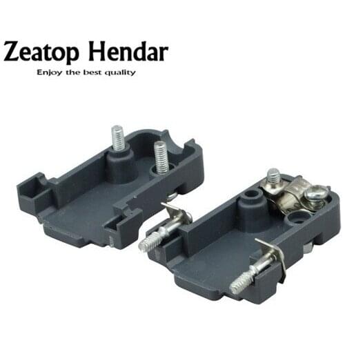 10Set/Lot Plastic Hood Cover+Screws+D9 Male Connector for 9Pin D-Sub DB9 DB (Connector +Cover= A full Set )