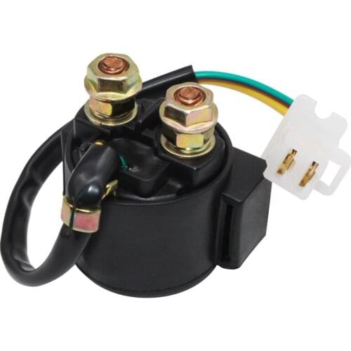 Motorcycle Starter Relay Solenoid Electrical Switch for Yamaha Grizzly 80 YFM80 2005-2008 ATV/Snoscoot SV80 1988-1990 Snowmobile