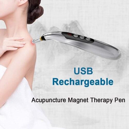 Acupuncture Pen Usb Body Meridian Energy Multi-Function Massage Pen Tools Electronic Acupuncture Pen Effective Pain Relief
