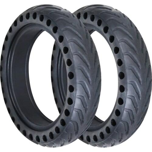For Xiaomi Mijia MI M365 Scooter Skateboard Tyre Solid Hole Tires Shock Absorber Non-Pneumatic Tyre Damping Rubber Tyres Wheels