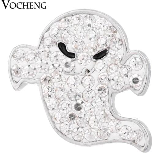Vocheng Ginger Snap Button Jewelry Hallowmas Gift 18mm Filled 2 Colors Crystal Vn-1061