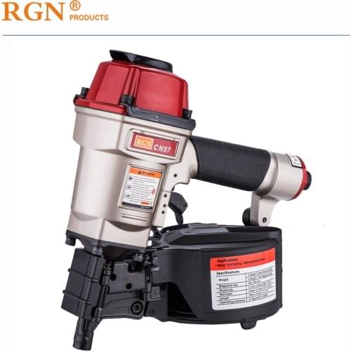 RGN Air Nailer Gun CN57 for Industrial construction with siding coil nails