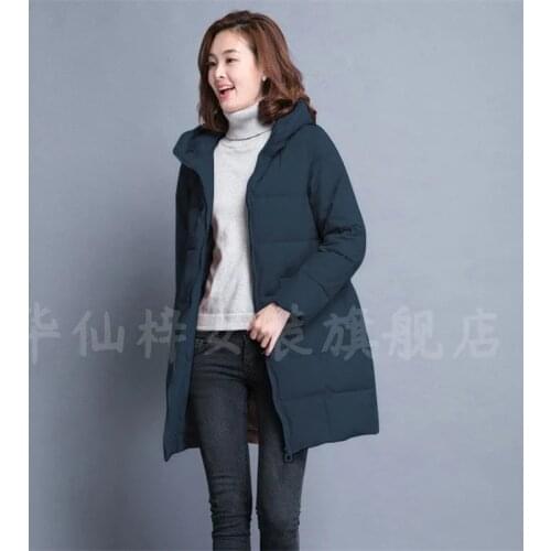 Ladies Middle-aged Cotton-padded Jacket 2021 Female New Mid-Length Korean Style Loose Cotton-padded Jacket Plus Large Size Coat