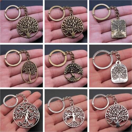 1 Piece Keychain Tree Of Life Love key chain women key chain women keychains for women key chain ring