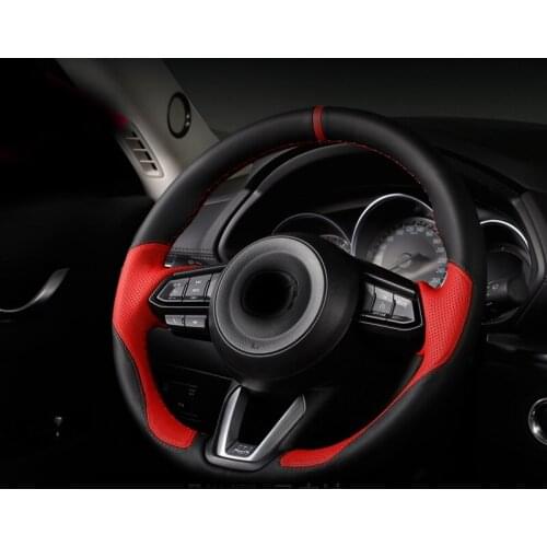 1pc for Mazda 6 ATENZA 2014-2017 Steering wheel cover Hand seams