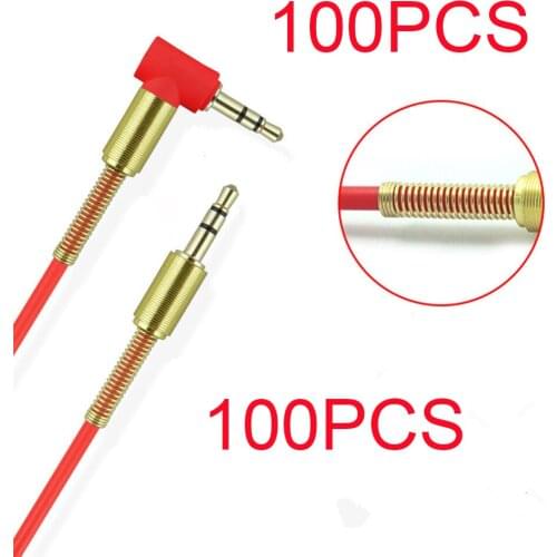 100PCS AUX Cable Jack 3.5mm Audio Cable 3.5 mm Jack Speaker Cable
