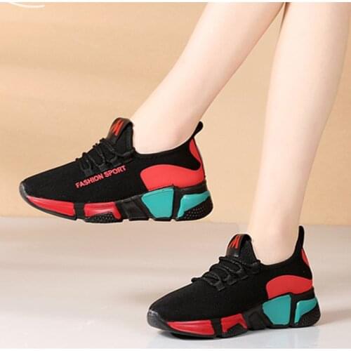 2021 Casual Shoes Women Fashion Sneakers Walking Outdoor Sneakers Breathable Autumn Training Jogging Outdoor Mesh Cloth Sports