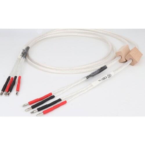 Free shipping 1 pair Odin speaker cable, Odin Supreme Reference loudspeaker cable ,wire with banana plug