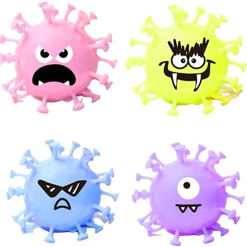 Fidget Toy Set Sensory Stress Ball 4 Pack for Anti Anxiety Therapy - Relaxing Squeeze Ball for Anxiety Autism Kids and Adults