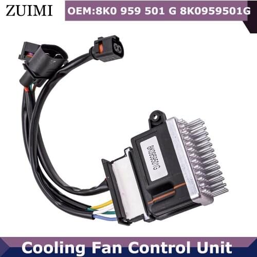 Engine Cooling Fan Control Unit Module For Audi 09-16 A4 A5 A6 A7 Q3 Q5 RSQ3 8K0959501G 8K0 959 501 G Car Accessories