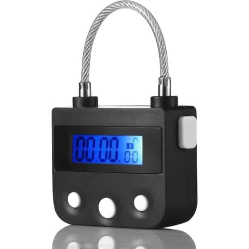 Sex Time Lock Fetish Handcuffs Mouth Gag Electronic Timer Bdsm Bondage Restraints Chastity Couples Toys Adult Game Bondage Lock