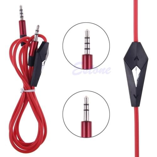 3.5mm Male To Male Car Stereo Aux Record Mic Cord Headphone Connect Cable