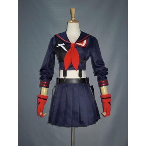 Japanese Anime KILL la KILL Cosplay Ryuko Matoi Cosplay Costume Halloween Costumes Women Girls Party Uniform Dress Custom Made
