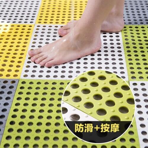 Hot pvc Bath Mats shower floor non-slip Rug 30X30cm massage carpet Safety WC balcony Kitchen floor Drain cover Feet Pad