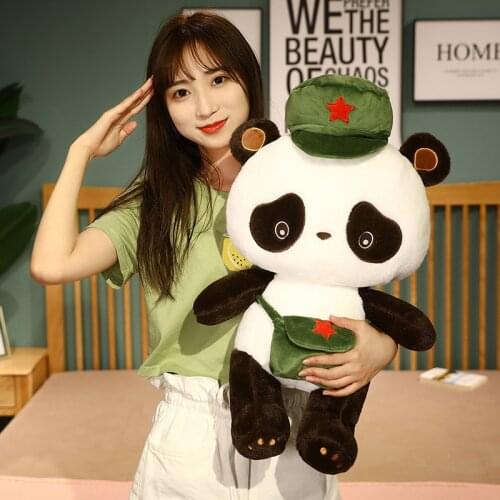 25-75Cm Kawaii Panda Family Plush Toy Animal Doll Pillow Soft Filling Families Children For Christmas