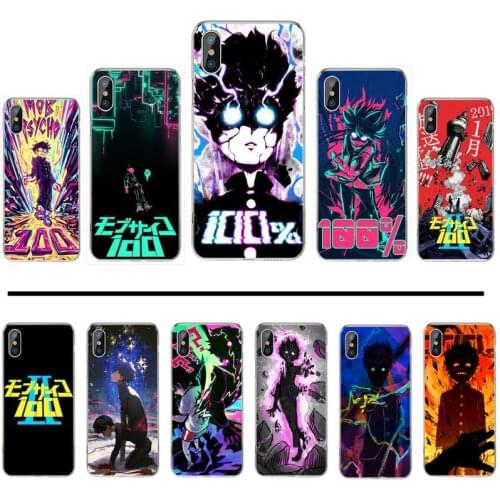 Mob Psycho 100 Phone Case For iphone 12 5 5s 5c se 6 6s 7 8 plus x xs xr 11 pro max