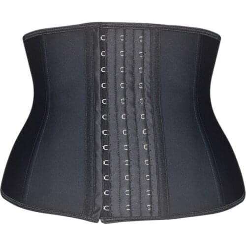 Belly Slimming Sheath modeling strap short torso Latex waist trainer women Slimming Underbust waist cincher Shapewear shaper New