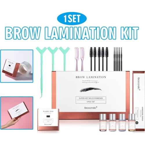 1set Brow Lamination Kit Eyebrow Lift Fast Perming Styling Brush Tools Styling Perming Setting Curling Brow Lamination Sets