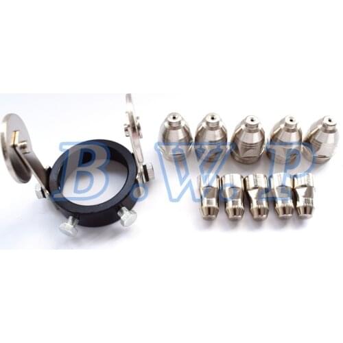 11Pcs P80 Plasma Cutting Torch Consumables Kit Guide Wheel 1.5mm Nozzles and Electrodes