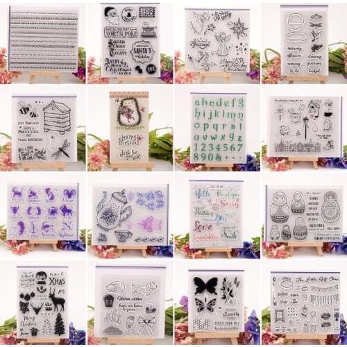 New Baby Clear Silicone Rubber Seal Stamp For DIY Album Scrapbooking Photo Card D2TD