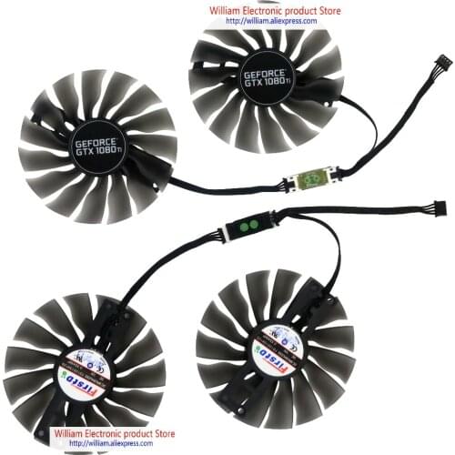 New Original FD10015H12S DC12V 0.55A for PALIT GTX1080Ti/1080/1070Ti/1070 Graphics card cooling fan