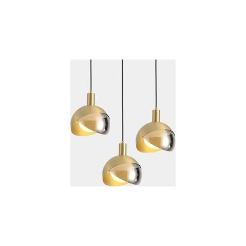 Nordic Design Rose Gold Glass Ball Pendant Light Creative Design Aisle Living Room Bedside Dinner Decro Led Light Fixtures