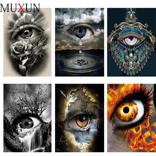 Full Square/Round Diamond 5D Diy Diamond Painting Character 3D Diamond Embroidery Cross Stitch Eye Mosaic Home Decoration Gift