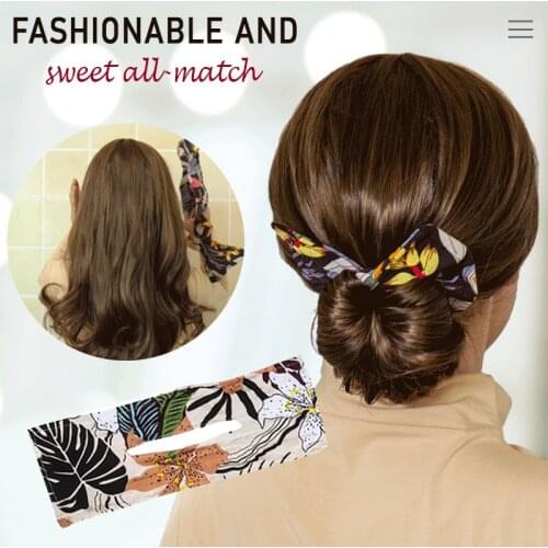 Hairband Lightweight French Retro Headband Korean Printing Soft Breathable and Comfortable SP99