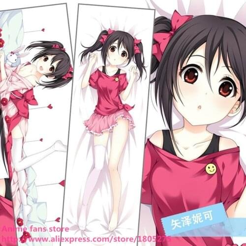 Lovely Japanese Anime Love live Yazawa Nico Cute Pillowcase decorative Hugging Body Pillow Case Cover Bedding