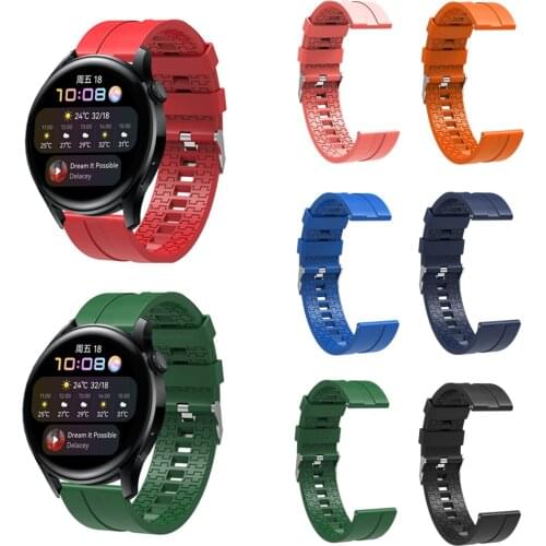Smart Watch Band Soft Silicone Strap For Huawei Watch 3 Replacement Sport Wrist Strap For Huawei Watch 3 Pro 22mm 20mm Bracelet