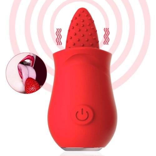 7 Speeds Tongue Vibrator Clitoris Stimulator Nipple Sucker Breast Licking Massager Clit Vibrator Sex Toys Masturbator For Women