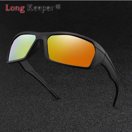 Long Keeper Sunglasses Polarized Woman Men Sun Glasses Square PC Frame Eyeglasses Eyewear Clear Driving Googles UV Protect Shade
