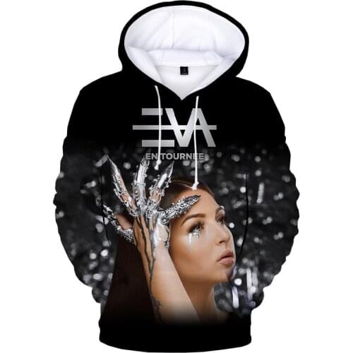 New Arrival 3D Eva Queen Hoodie Streetwear Hip Hop Funny Hoodies Unisex 3D Print Hooded Sweatshirts Fashion Casual Pullover