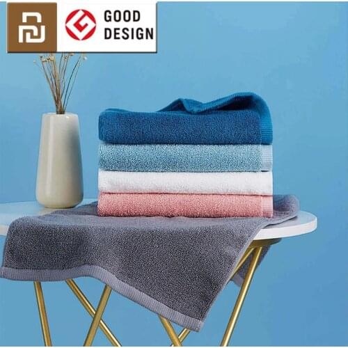 SMART Home Towel xiaomi Z towel Young Series 100% Cotton 5 Colors Highly Absorbent Bath Face Hand Towel