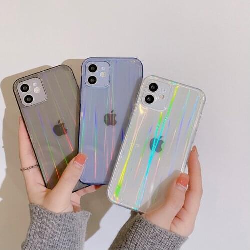 Gorgeous Dream Candy Transparent Phone Case For iphone 12 mini 11 Pro Max XS Max X XR 7 8 plus SE Soft Silicone Shockproof Cover