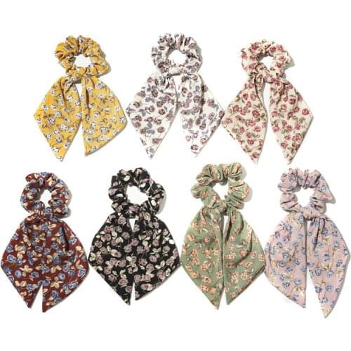 Women Hearwear Girls Hair Tie Striped Lady Scrunchies Ponytail Hair Female Holder Rope Pineapple Print Hair Accessories