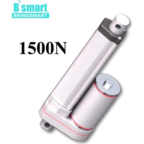 12Inch 300mm Stroke 12V DC Electric Linear Actuator 4-27mm/s 150KG Load 12-36V DC 1500N Heavy Duty Tubular Electric Motor 24V