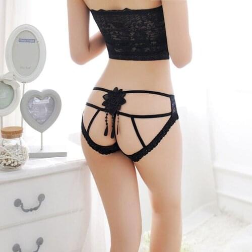 2021 Sexy Black Panties Womens Underwear Female Underpants Pantys Lingerie Design Erotic Girls Fashion Hot Brazilian Panties