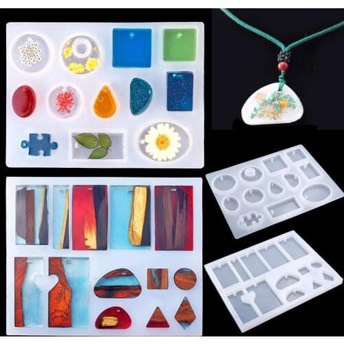 83pcs/set Silicone Casting Molds And Tools Set With Jewelry Drill Black Craft Making Combination With Storage Bag A Mold Fo P2H7