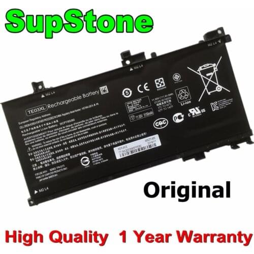 SupStone Original TE03XL HSTNN-UB7A Battery For HP Omen 15-BC011TX BC012TX BC300NA BC013TX BC015TX AX020TX 849910-850 TPN-Q173