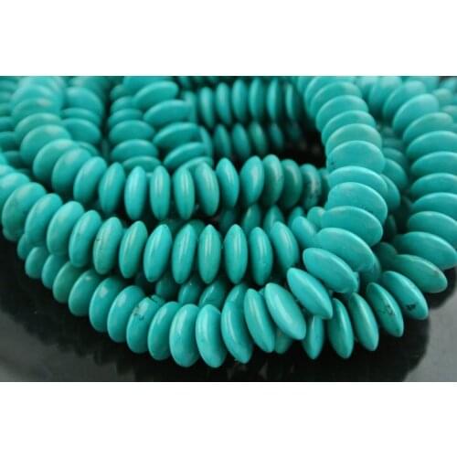 Super High Quality Natural Green Stone 5x12mm Dish Beads Fashion Jewelry Making Spacer Beads 5Strands/lot