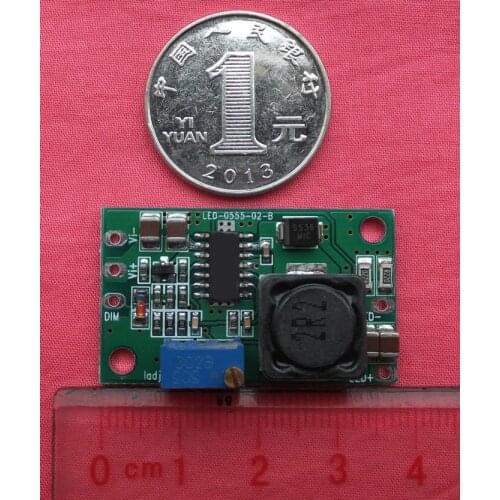 DC-DC LED Constant Current Driver Module, Current 0-1.5A Adjustable, Car LED Driver, Flashlight LED Driver