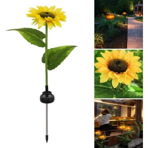 Decorative Outddoor Solar LED Light Waterproof Landscape Lamp Decor for Patio Lawn Backyard Front Yard