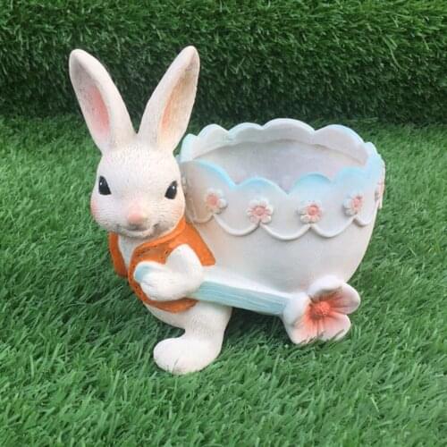 Holder Plant Container Handmade Craft Bonsai Flower Pot Party Adorable Planter Decoration. Easter Decoration Mini Garden Tool