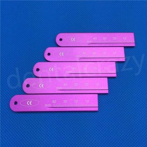 Purple Dental Endo Rulers Span Measure Scale Endodontic