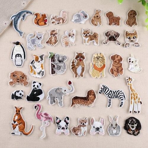 Exquisite Patch Cute Trumpet Animal Embroidery Cloth Sticker Children Clothes Patch Patch Decorative Sticker Iron on Patches