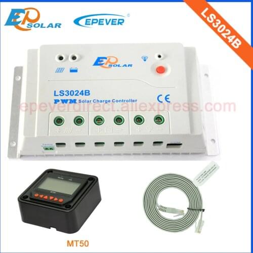 Controller 12V 30A regulator PWM EPEVER LS3024B EPsolar LandStar series new products 24V 900W small home solar panels system