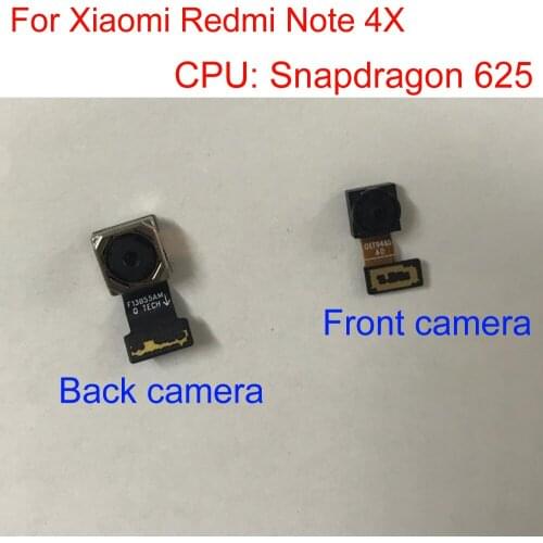LTPro Original Front Small / Big Main Rear Back Camera For Xiaomi Redmi Note 4 MTK Helio X20 / Note 4X Snapdragon 625 Global