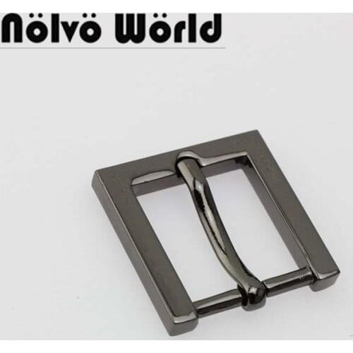 50pcs 4 Colors 20mm (3/4") Flat Edge Craft Metal Shoes Pin Buckles Clips Hardware DIY Shoes Bag Belt Adjusted Buckles
